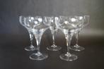5x Kristal champagne/sorbetglas Rosenthal Lotus Wiinblad, Huis en Inrichting, Keuken | Servies, Glas of Glazen, Ophalen of Verzenden