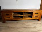 Teakhouten TV-kast (of complete meubelset), Ophalen, 150 tot 200 cm, Teakhout, Zo goed als nieuw