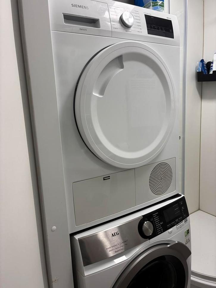 2e hands Siemens Droger - Betrouwbaar en Efficiënt!, Witgoed en Apparatuur, Wasdrogers, Gebruikt, Condens, Voorlader, 6 tot 8 kg