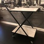 NIEUWE Metalen zwarte TROLLEY wit marmer blad bar meubel, Ophalen, Pietseweg 13A Oud Gastel, Info@ptmd.nl, Nieuw