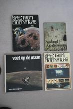4X VOET OP DE MAAN een stereogram + 2X Spectrum Maanatlas +, Ophalen of Verzenden