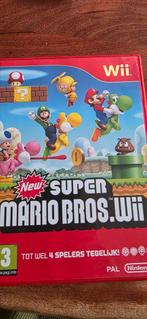 New Super Mario Bros., Wii, Ophalen of Verzenden, Zo goed als nieuw, Platform, 3 spelers of meer