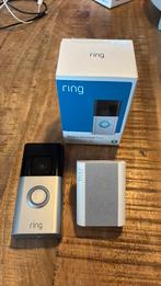 Ring Battery Doorbell Plus + Chime, Huis en Inrichting, Deurbellen, Ophalen, Ingebouwde camera, Zo goed als nieuw, Draadloos
