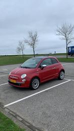 Fiat 500 1.2 C 2008 Rood, Auto's, Voorwielaandrijving, Stof, 1242 cc, 4 cilinders