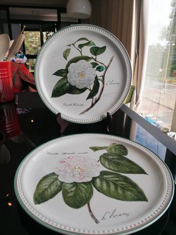 2 porseleine wandborden met Bloemmotief - Villeroy & Boch beschikbaar voor biedingen