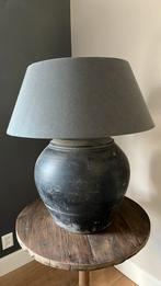 Stoere stenen lampen 130 omtrek hoog 71 zwart grijs, Ophalen, Rond, Landelijk design, Grijs