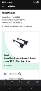 farad dakdragers Scenic >2016, Auto diversen, Dakdragers, Ophalen, Zo goed als nieuw