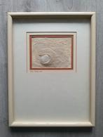 Ben Relker (1931-2018) - Abstracte Compositie - Zand reliëf, Antiek en Kunst, Ophalen of Verzenden