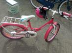 Meisjes kinderfiets met helm, Uniek, Gebruikt, 20 inch, Handrem