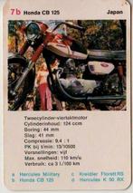 Kw1290 motorkaartje 7b: honda cb 125, Ophalen of Verzenden, Zo goed als nieuw, Motoren