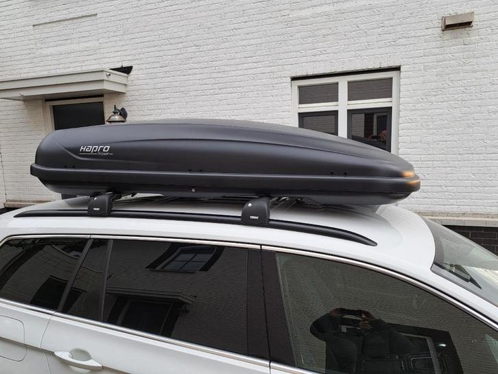 Ter huur Hapro Traxer 8.6 skikoffer /dakkoffer XXL 530 liter, Auto diversen, Dakkoffers, Zo goed als nieuw, Ophalen