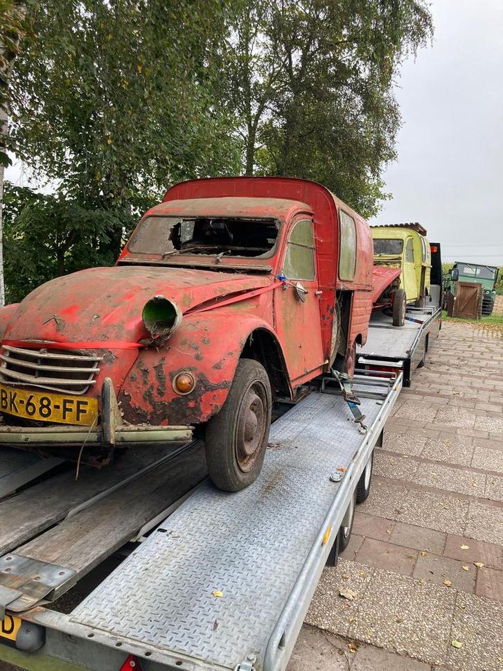 restauratie object ak 400, RDW geschouwd, 2cv bestel., Auto's, Oldtimers, Particulier, Citroën, Benzine, Overige carrosserieën