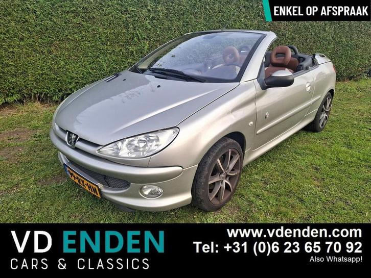 Peugeot 206 CC 1.6-16V Roland Garros, Auto's, Peugeot, Te koop, ABS, Airbags, Airconditioning, Alarm, Boordcomputer, Centrale vergrendeling