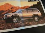 Brochure Toyota Landcruiser Customwagon 1995, Ophalen of Verzenden, Zo goed als nieuw, Toyota