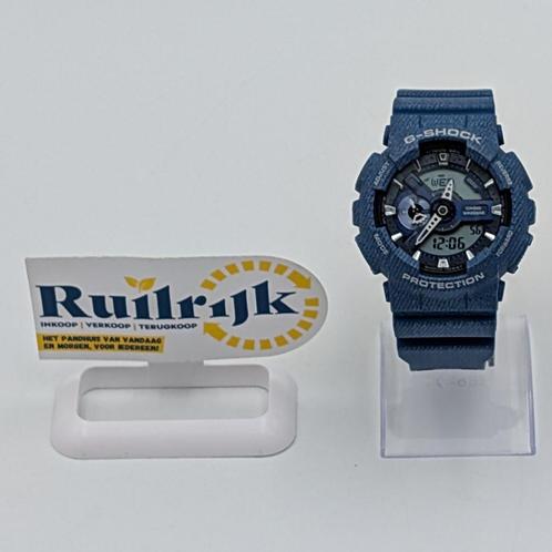 Casio G-Shock GA-110DC-1AER Limited Denim pattern - Zgan, Sieraden, Tassen en Uiterlijk, Horloges | Heren, Zo goed als nieuw