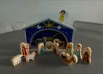 Mooi Houten Kinder Kerststalletje, Diversen, Kerst, Ophalen, Zo goed als nieuw