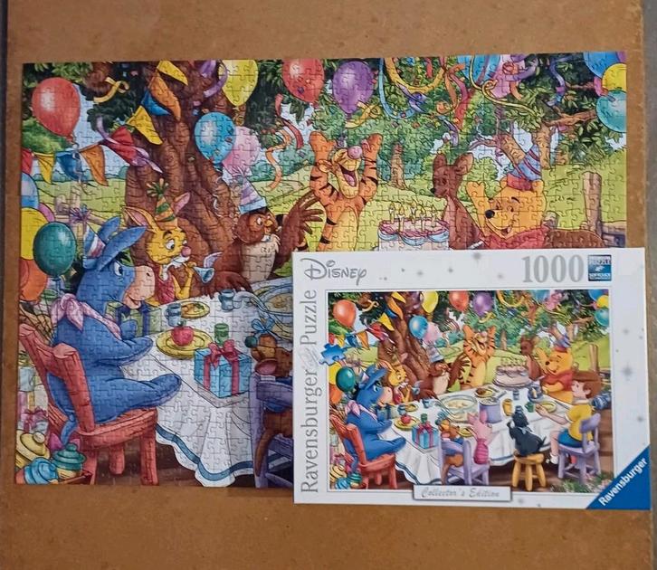Disney Winnie the Pooh puzzel 1000 stukjes, Hobby en Vrije tijd, Denksport en Puzzels, 500 t/m 1500 stukjes, Ophalen of Verzenden