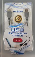 Maxxter USB verlengkabel - 5 meter, Computers en Software, Pc- en Netwerkkabels, Ophalen of Verzenden, Nieuw