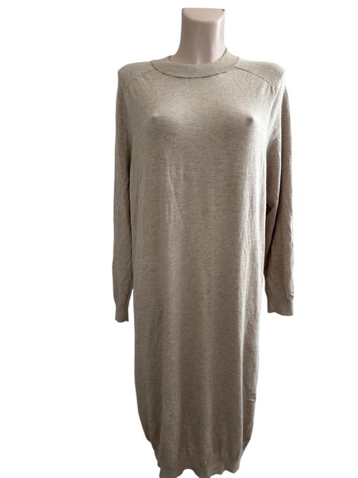 Weekend MaxMara jurk beige XL, Kleding | Dames, Jurken, Zo goed als nieuw, Maat 46/48 (XL) of groter, Beige, Onder de knie, Ophalen of Verzenden
