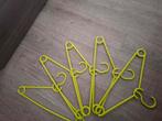 5 x groene kledinghangers, Ophalen of Verzenden, Gebruikt, Overige materialen, Kinderen en Volwassenen