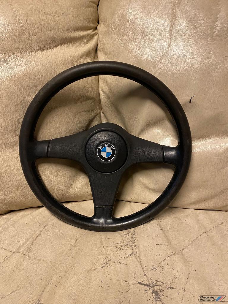 Bmw E30 edition sportstuur zwart leder stuur E28 E34 3-serie, Auto-onderdelen, Besturing, Gebruikt, -, -, Ophalen of Verzenden