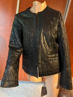 BONITA jas maat m ECHT LEER origineel zgan, Maat 38/40 (M), Zwart, G, Bonita