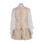 Wit heren renaissance kostuum victoriaans middeleeuws piraat, Verzenden, Nieuw, Historisch, Kleding
