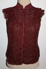 Karen Millen Top Bordeaux Maat 36 / S, Karen Millen, Karen Millen, Unknown, Ophalen of Verzenden