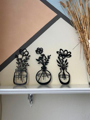 Set 3 Muur decoratie, wand plank decor, Nieuw!   beschikbaar voor biedingen