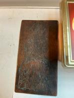 Koperen gegraveerde icoon, ca. 1900, Antiek en Kunst, Ophalen of Verzenden