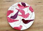 Prachtig keramisch bord met duiven, handmade. ø22½ cm, Antiek en Kunst, Ophalen of Verzenden