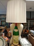 Xxl oude wijnfles als lamp totale hoogte 80 cm mooie staat., Antiek en Kunst, Ophalen of Verzenden