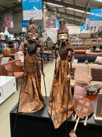 Wayang Golek Poppen - Indonesische Houtsnijwerken (2 stuks), Antiek en Kunst, Kunst | Beelden en Houtsnijwerken, Ophalen of Verzenden