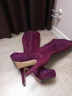 Duo Boots Suède Laarzen - Brede Schacht, Kleding | Dames, Schoenen, Hoge laarzen, Overige kleuren, Ophalen of Verzenden, Zo goed als nieuw
