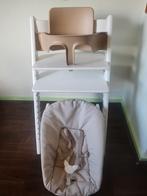 Tripp Trapp Stokke stoel babyset en newbornset ZGAN, Kinderen en Baby's, Kinderstoelen, Ophalen of Verzenden, Zo goed als nieuw
