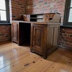 Vintage houten bureau / schrijftafel, Ophalen