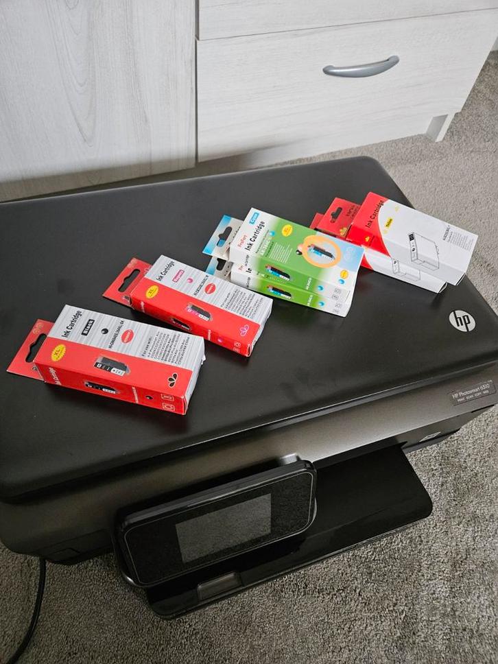 HP printer all-in-one, Computers en Software, Printers, Gebruikt, All-in-one, Kleur printen, Kopieren, Scannen, Zwart-en-wit printen