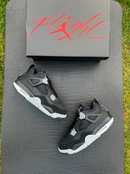 Nike Air Jordan 4 Black Canvas maat 42, Zwart, Nieuw, Ophalen of Verzenden, Sneakers of Gympen