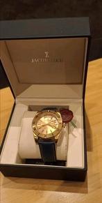 Heren horloge Jacob zech, Overige merken, Leer, Staal, Polshorloge