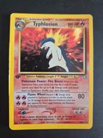 Pokémon - Typhlosion - Holo - Neo Genesis - 1st, Ophalen of Verzenden, Zo goed als nieuw, Losse kaart