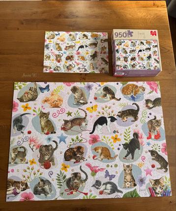 Francien Katten Puzzel 950 Stukjes beschikbaar voor biedingen