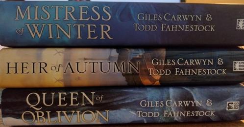 3 x  Giles Carwyn & Todd Fahnestock, Boeken, Fantasy, Zo goed als nieuw, Ophalen of Verzenden