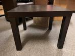 Ikea lack bijzet/salon tafel zwartbruin 55x55, Huis en Inrichting, Tafels | Bijzettafels, Gebruikt, Vierkant, 55 tot 75 cm, Ophalen