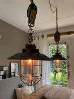 Industriële lampen met katrol, Huis en Inrichting, Minder dan 50 cm, Gebruikt, Ophalen
