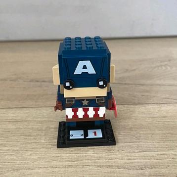 Lego Brick Headz 41589 - Captain America beschikbaar voor biedingen