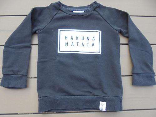 K108 Zwarte dunne trui Bobby G maat 92, Kinderen en Baby's, Kinderkleding | Maat 92, Gebruikt, Jongen, Trui of Vest, Ophalen of Verzenden