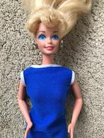 Blonde barbie met blauw jurkje, Verzenden, Zo goed als nieuw, Barbie