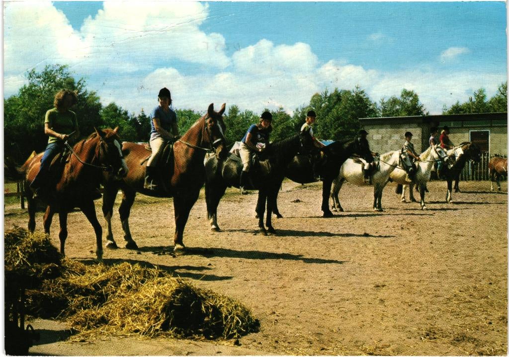 78320 Gasselte Drenthe 1978 De Hoefslag Postzegel afgeweekt, Ophalen of Verzenden, 1960 tot 1980, Gelopen, Drenthe