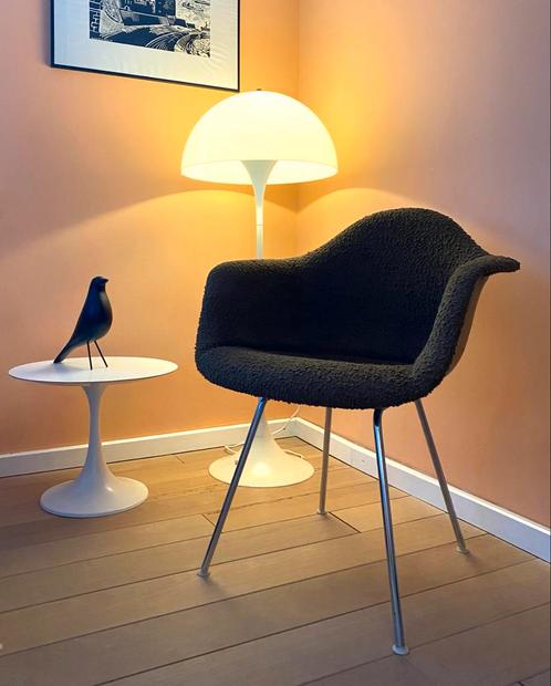 Set van 4 Herman Miller Eames stoelen, Huis en Inrichting, Stoelen, Gebruikt, Stof, Zwart, Ophalen