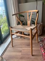 Vintage Wishbone origineel Carl Hansen, Huis en Inrichting, Stoelen, Ophalen, Zo goed als nieuw, Bruin, Eén
